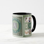 "Zum 10. Jubiläum" 6 Fotos Tasse Zinn (VorderseiteRechts)