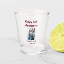 Zum 10. Jubiläum Foto Hochzeitspaar Name d