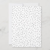 Zum 10. Jubiläum - Silver White Einladung (Rückseite)