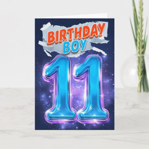 Zum 11. Geburtstag Karte