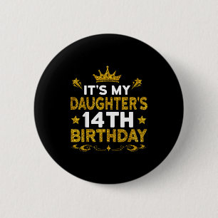 Zum 14. Geburtstag meiner Tochter Herzlichen Glück Button