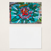 Zum 18. Geburtstag Graffiti (Vorne & Hinten)