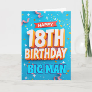 Zum 18. Geburtstag Karte