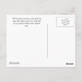 Zum 18. Geburtstag Postkarte (Rückseite)