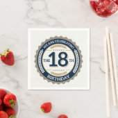 Zum 18. Geburtstag Serviette (Beispiel)