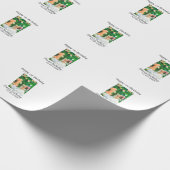 Zum 1. Geburtstag Foto schlicht und elegant Geschenkpapier (Ecke)