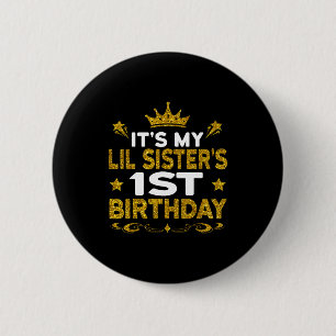 Zum 1. Geburtstag meiner kleinen Schwester Herzlic Button