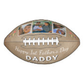 Zum 1. Geburtstag Papa Keepake 3 Foto Football (Vorderseite)