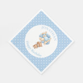 Zum 1. Geburtstag, Teddy Serviette (Ecke)