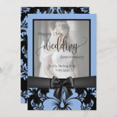 Zum 25. Geburtstag des Fotos Einladung (Vorne/Hinten)