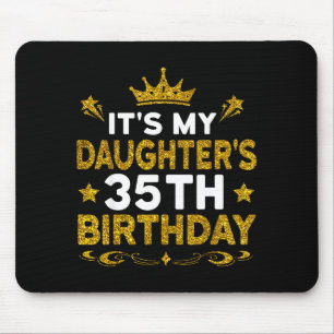 Zum 35. Geburtstag meiner Tochter Herzlichen Glück Mousepad