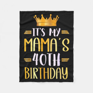 Zum 40. Geburtstag meiner Mama Glücklicher 40. Geb Fleecedecke