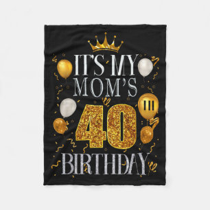 Zum 40. Geburtstag meiner Mutter Alles Gute zum Ge Fleecedecke