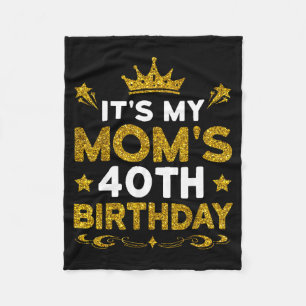 Zum 40. Geburtstag meiner Mutter Alles Gute zum Ge Fleecedecke