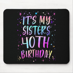 Zum 40. Geburtstag meiner Schwester Buntes Glückli Mousepad