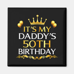 Zum 50. Geburtstag meines Vaters Herzlichen Glückw Magnet