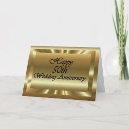 Zum 50. Hochzeitstag Karte