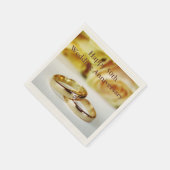 Zum 50. Hochzeitstag Serviette (Ecke)