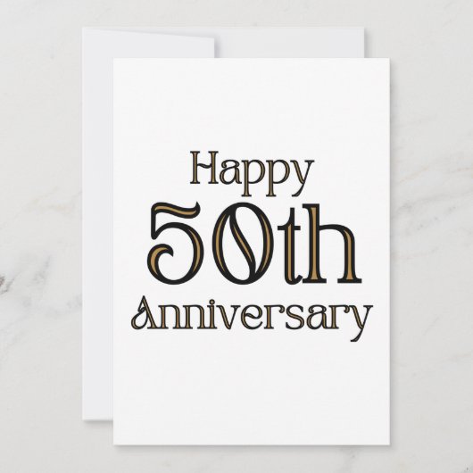Zum 50. Jahrestag der Einladung (Vorderseite)
