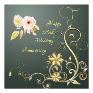 Zum 50. Jahrestag der Hochzeit Foto Erweiterung