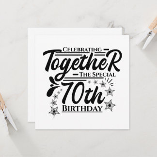 zum 70. Geburtstag Einladung