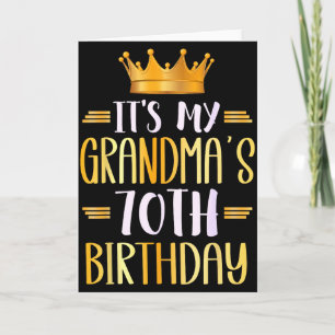 Zum 70. Geburtstag meiner Oma Glücklicher 70. Gebu Karte