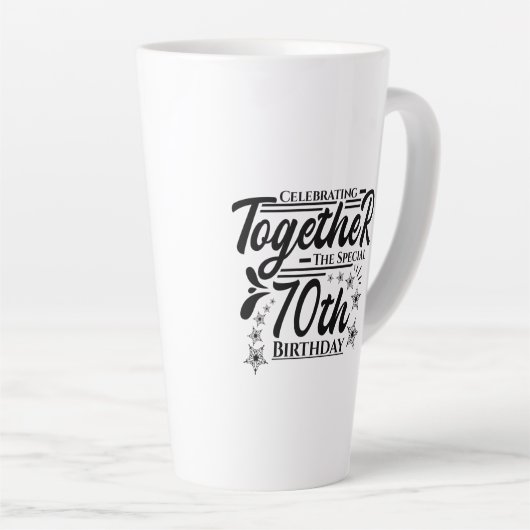 zum 70. Geburtstag Milchtasse (Rechte Ecke)