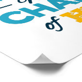 zum 70. Geburtstag Poster (Ecke)