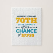 zum 70. Geburtstag Puzzle (Vertikal)