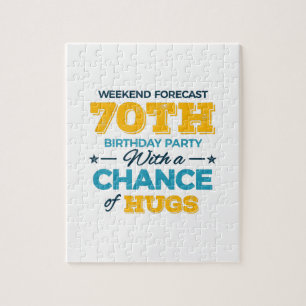 zum 70. Geburtstag Puzzle