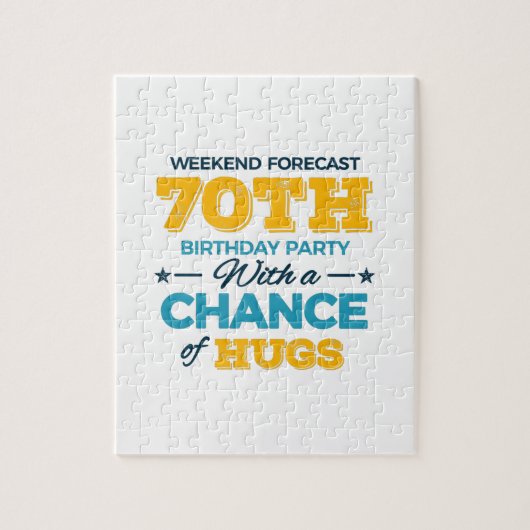 zum 70. Geburtstag Puzzle (Vertikal)