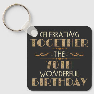 zum 70. Geburtstag Schlüsselanhänger