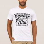 zum 70. Geburtstag T-Shirt<br><div class="desc">Dekorativer 70. Geburtstag mit Zierstars. Herzlichen Glückwunsch zum 70. Geburtstag Ihrer Lieben zum Beispiel Ihre Oma,  Opa,  Vater,  Mutter,  Onkel oder Tante. Alles Gute zum 70. Geburtstag Geschenkidee.</div>