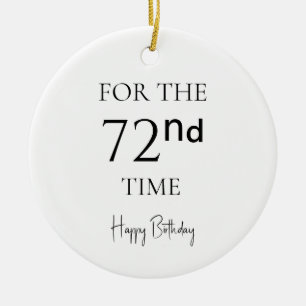Zum 71. Mal Alles Gute Zum Geburtstag Keramik Ornament