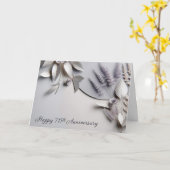 Zum 75. Jahrestag der Hochzeit Glückwunsch Karte (Gelbe Blume)