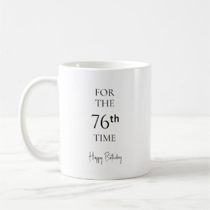 Zum 76. Mal Alles Gute Zum Geburtstag Kaffeetasse