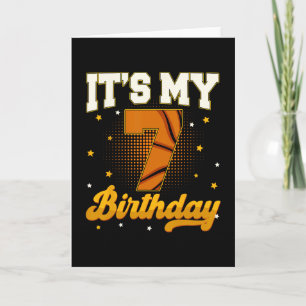 Zum 7. Geburtstag Sketll Junge 7 Jahre alte Gesche Karte