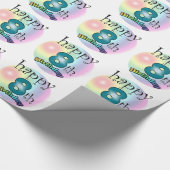 Zum 8. Geburtstag Geschenkpapier (Ecke)