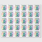 Zum 8. Geburtstag Geschenkpapier (Flach)