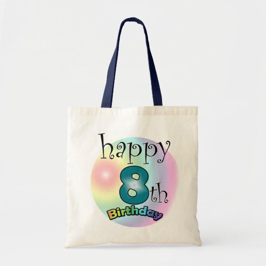 Zum 8. Geburtstag Tragetasche (Vorne)