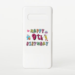 Zum 9. Geburtstag für 9-Jährige Kinder B-Tag Samsung Galaxy S10 Hülle