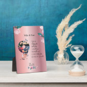 Zum 9. Jubiläum,Collage des benutzerdefinierten Fo Fotoplatte (Seite)