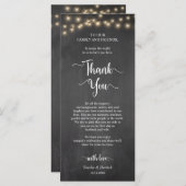 Zum Abendessen Platz Einstellung Danke, Rustikale  Programm (Vorne/Hinten)