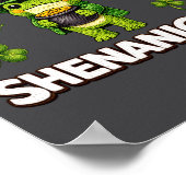 Zum Ausschalten Commit Schabernack Zauberer Frosch Poster (Ecke)