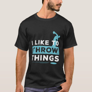 Zum Auswerfen von Dingen Track Field Discus Athlet T-Shirt