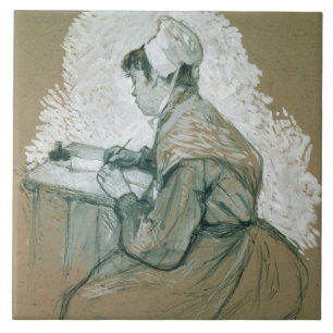 "Zum Autor von St. Lazare, 1886-89", mögliches s Fliese