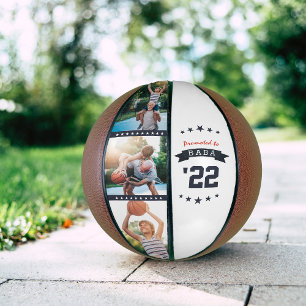 Zum Baba befördert Benutzerdefinierter Foto-Bask Basketball