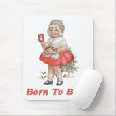 Zum Backen geboren Mousepad (Mit Mouse)
