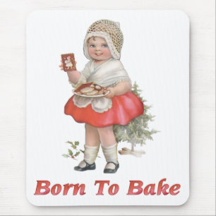 Zum Backen geboren Mousepad