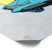 Zum Batmobile - Störungsbild Poster (Ecke)